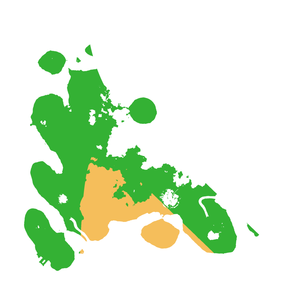 Biome Rust Map: Procedural Map, Size: 3000, Seed: 1278