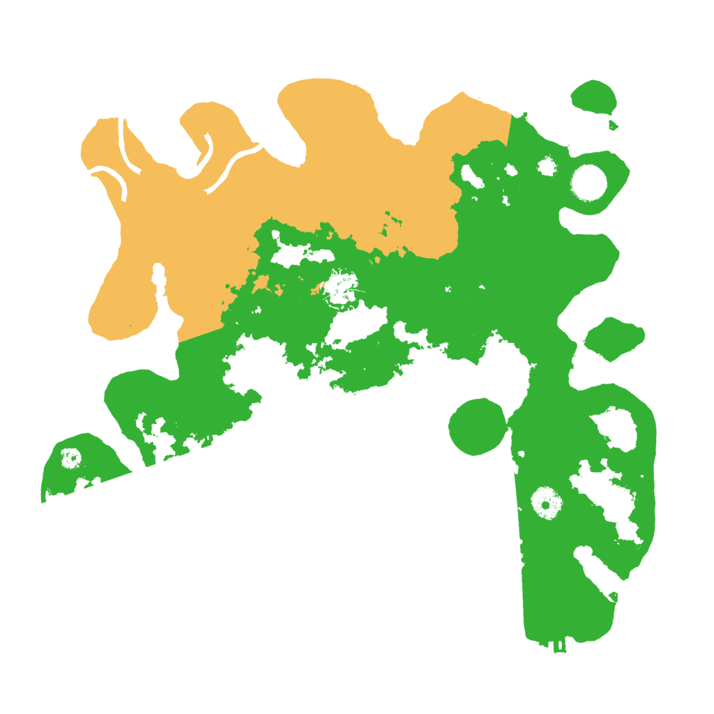 Biome Rust Map: Procedural Map, Size: 3500, Seed: 173958246