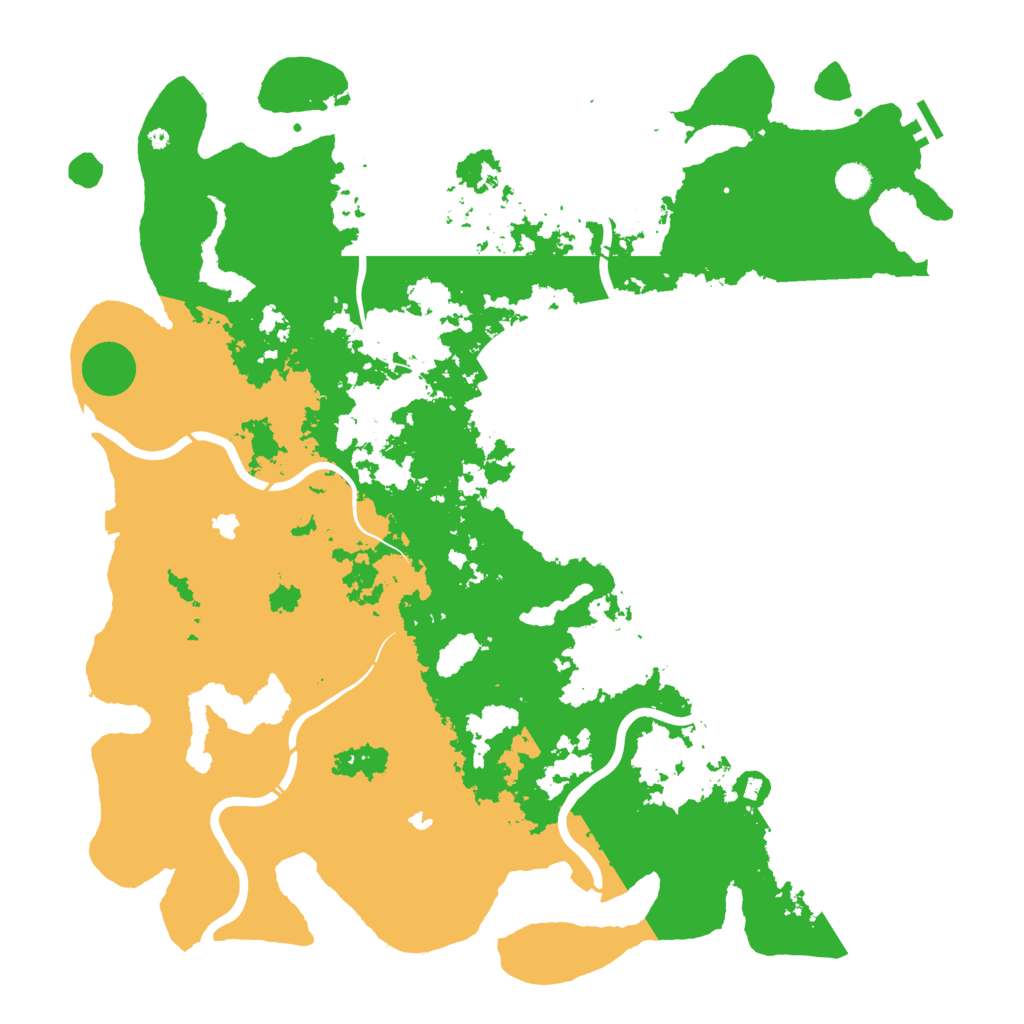 Biome Rust Map: Procedural Map, Size: 5000, Seed: 2047029775