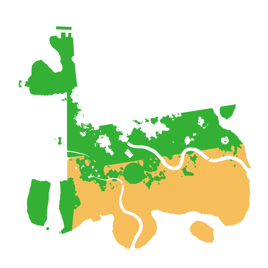 Biome Rust Map: Procedural Map, Size: 3500, Seed: 1029514270