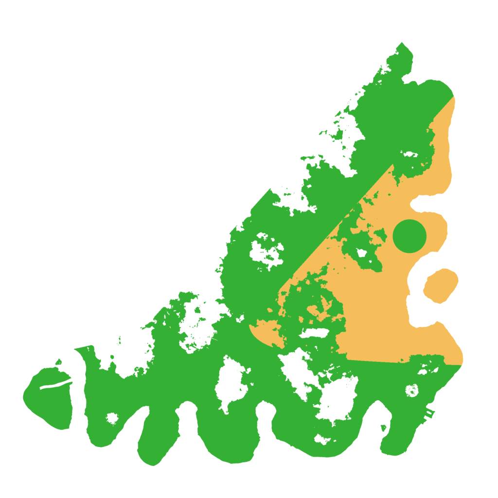 Biome Rust Map: Procedural Map, Size: 3900, Seed: 665541