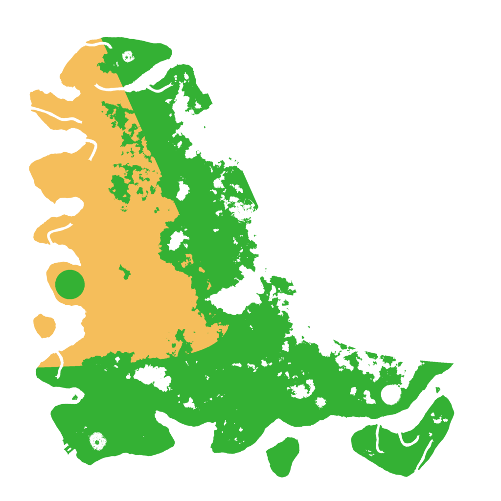 Biome Rust Map: Procedural Map, Size: 4500, Seed: 83290130