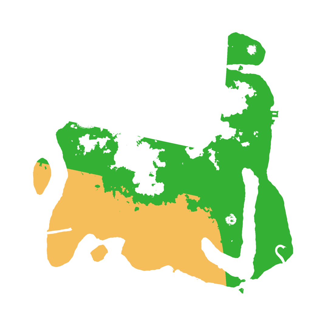 Biome Rust Map: Procedural Map, Size: 3000, Seed: 38584