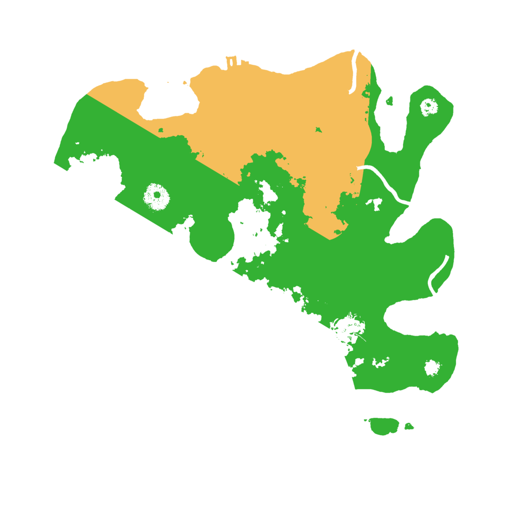Biome Rust Map: Procedural Map, Size: 3000, Seed: 2448280