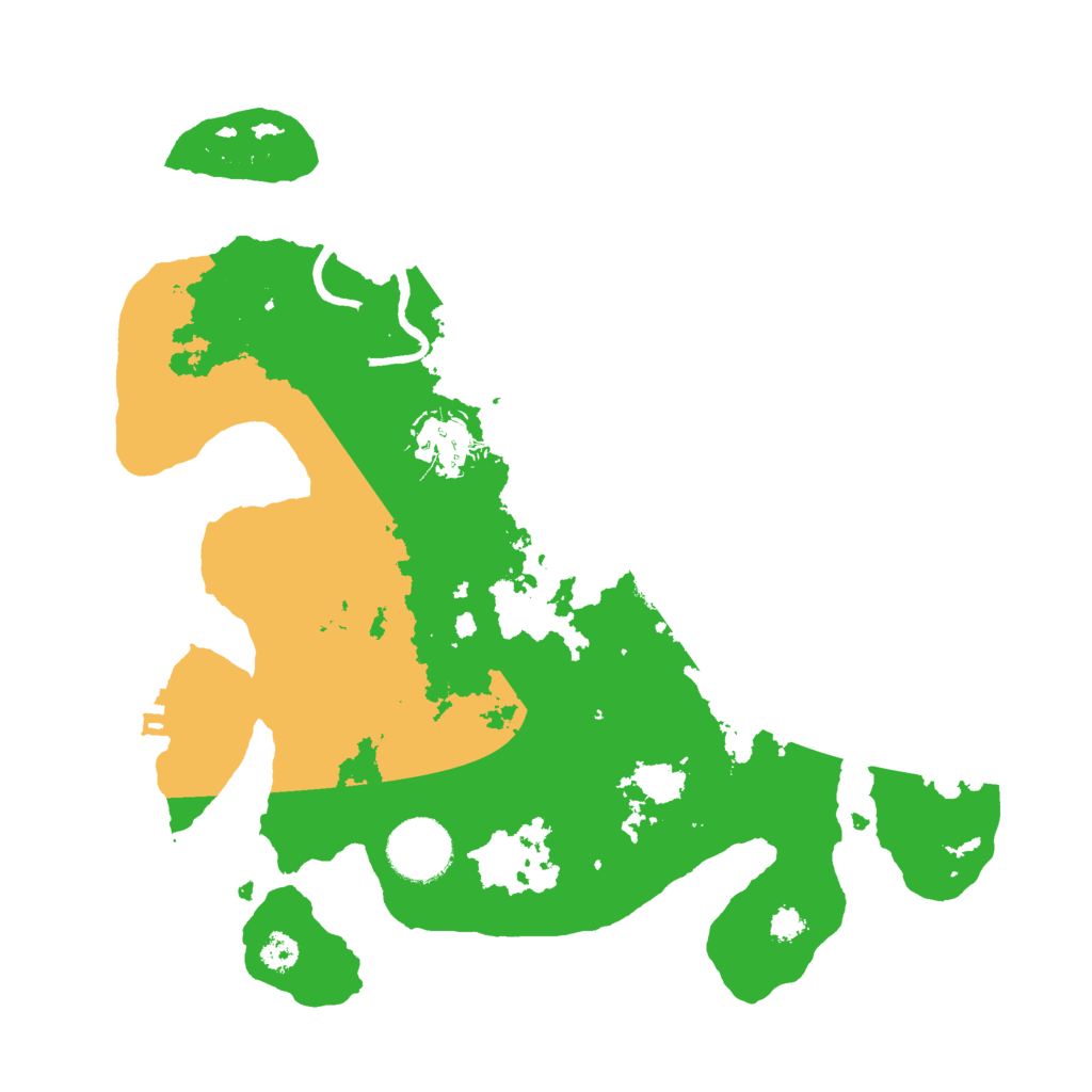 Biome Rust Map: Procedural Map, Size: 3000, Seed: 3387