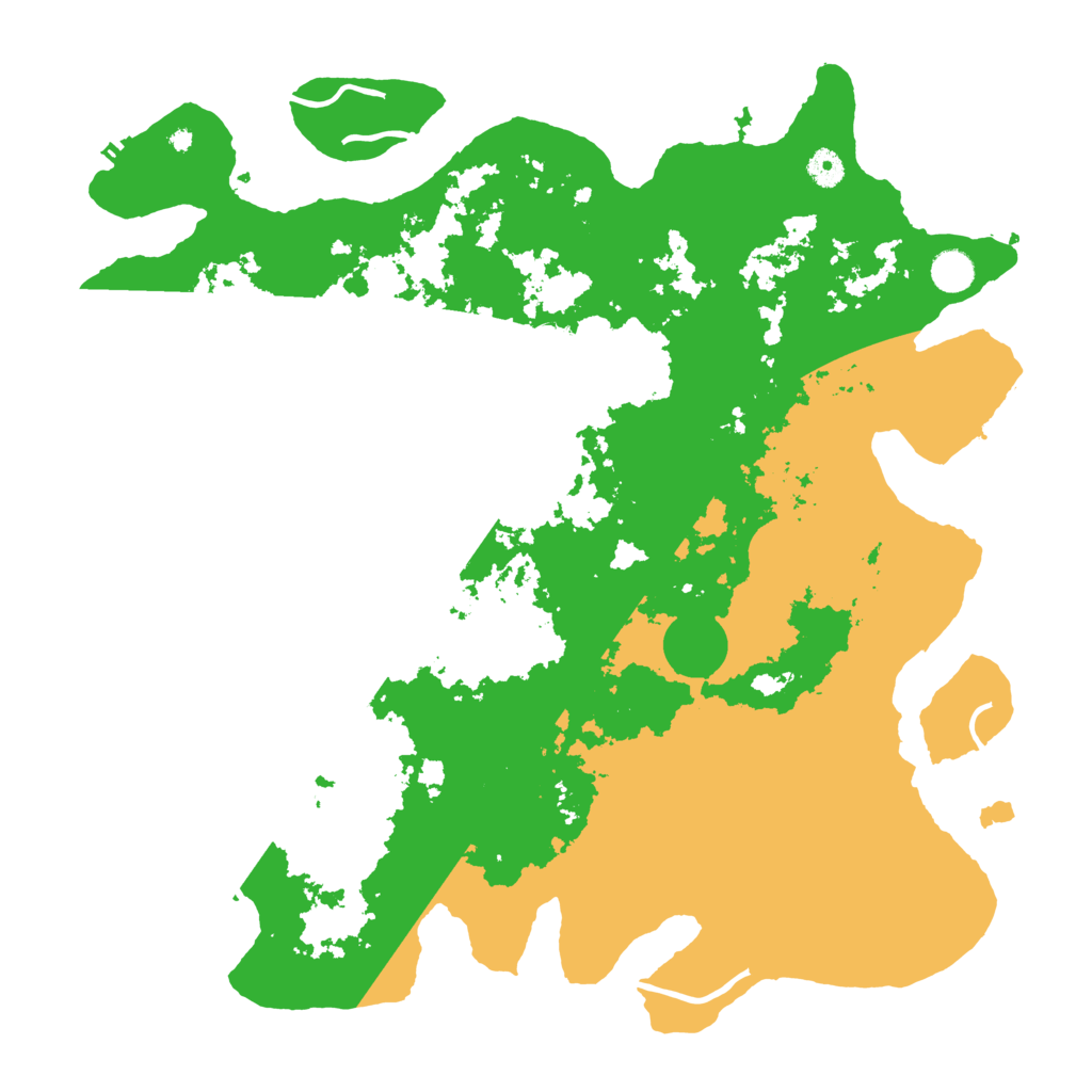 Biome Rust Map: Procedural Map, Size: 4500, Seed: 338834345