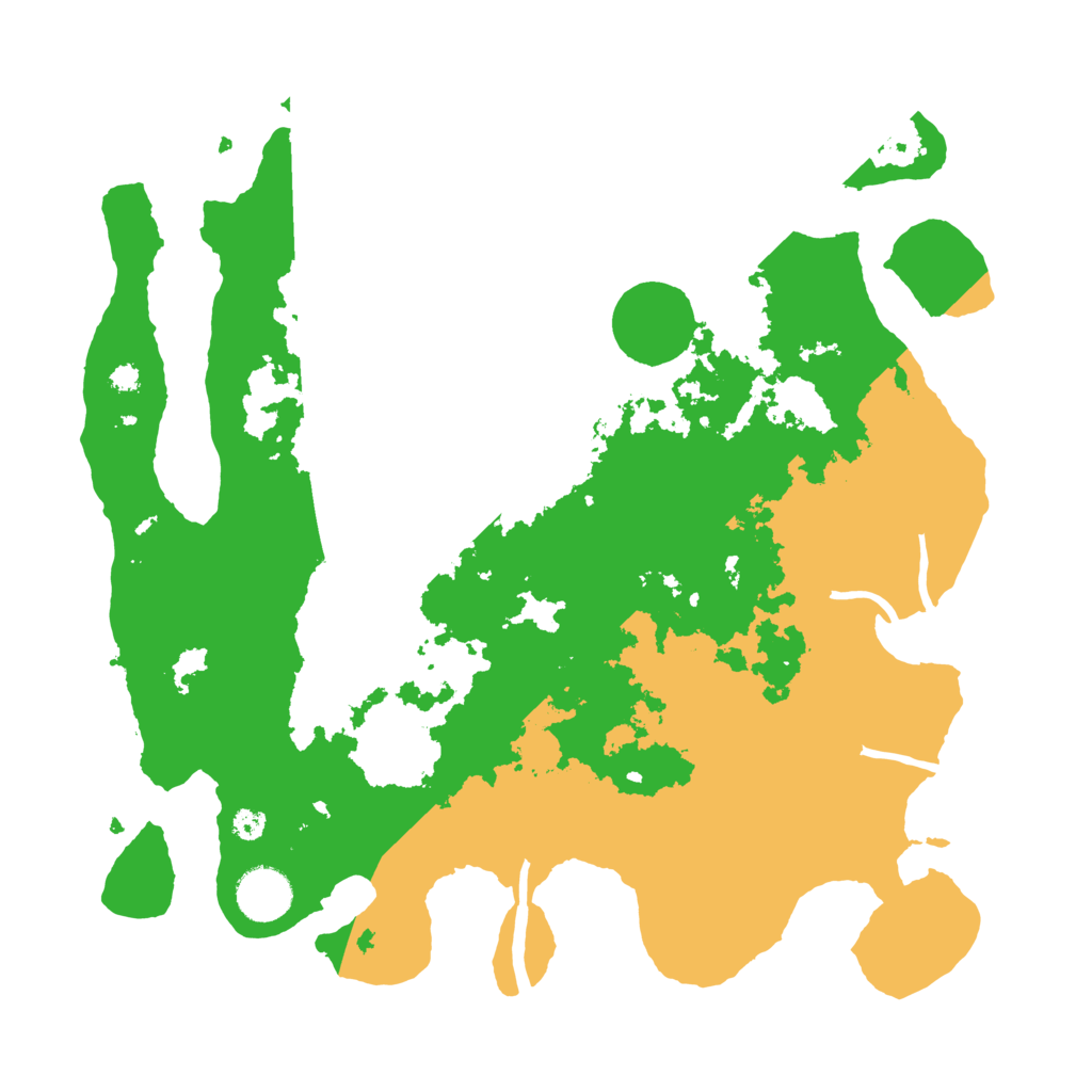 Biome Rust Map: Procedural Map, Size: 3500, Seed: 752145