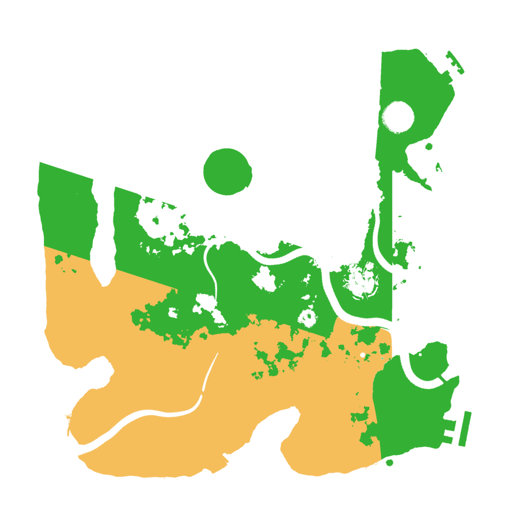 Biome Rust Map: Procedural Map, Size: 3000, Seed: 417186392