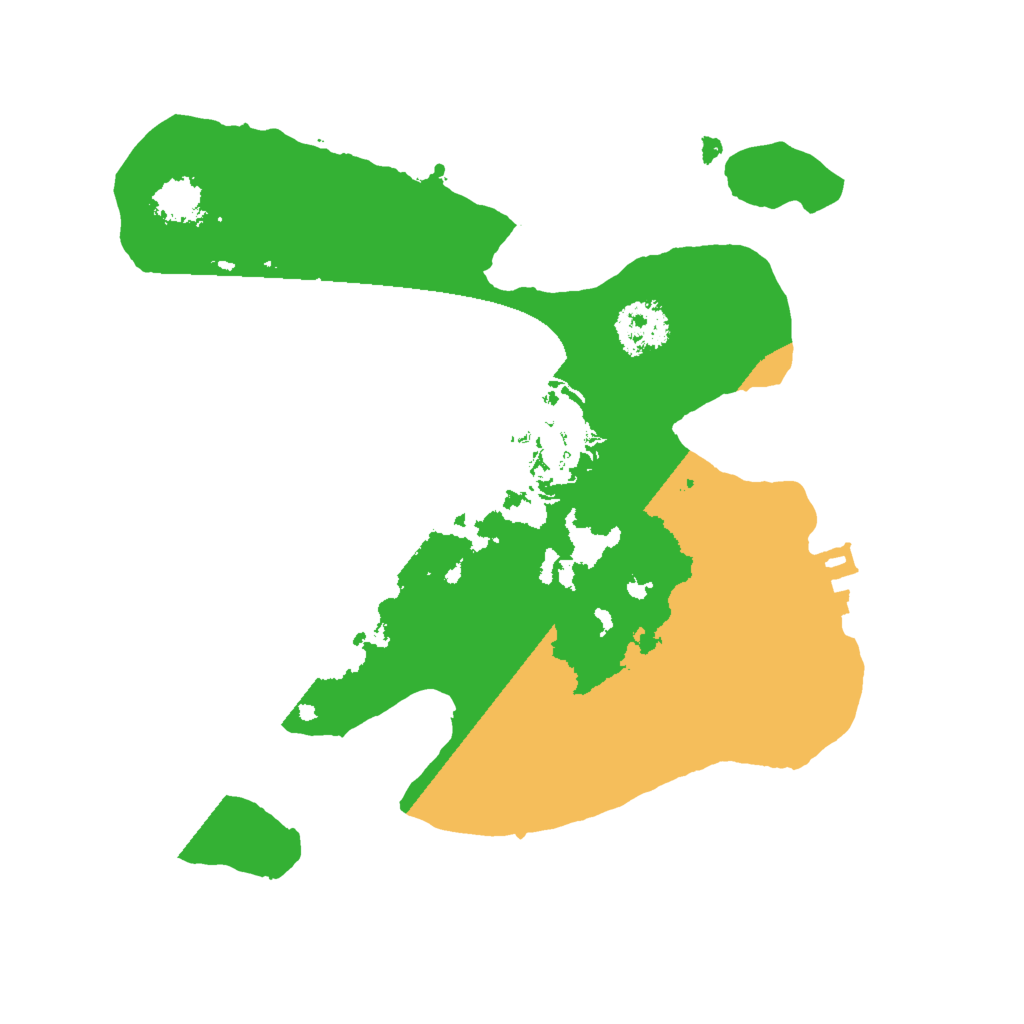 Biome Rust Map: Procedural Map, Size: 2000, Seed: 740972133