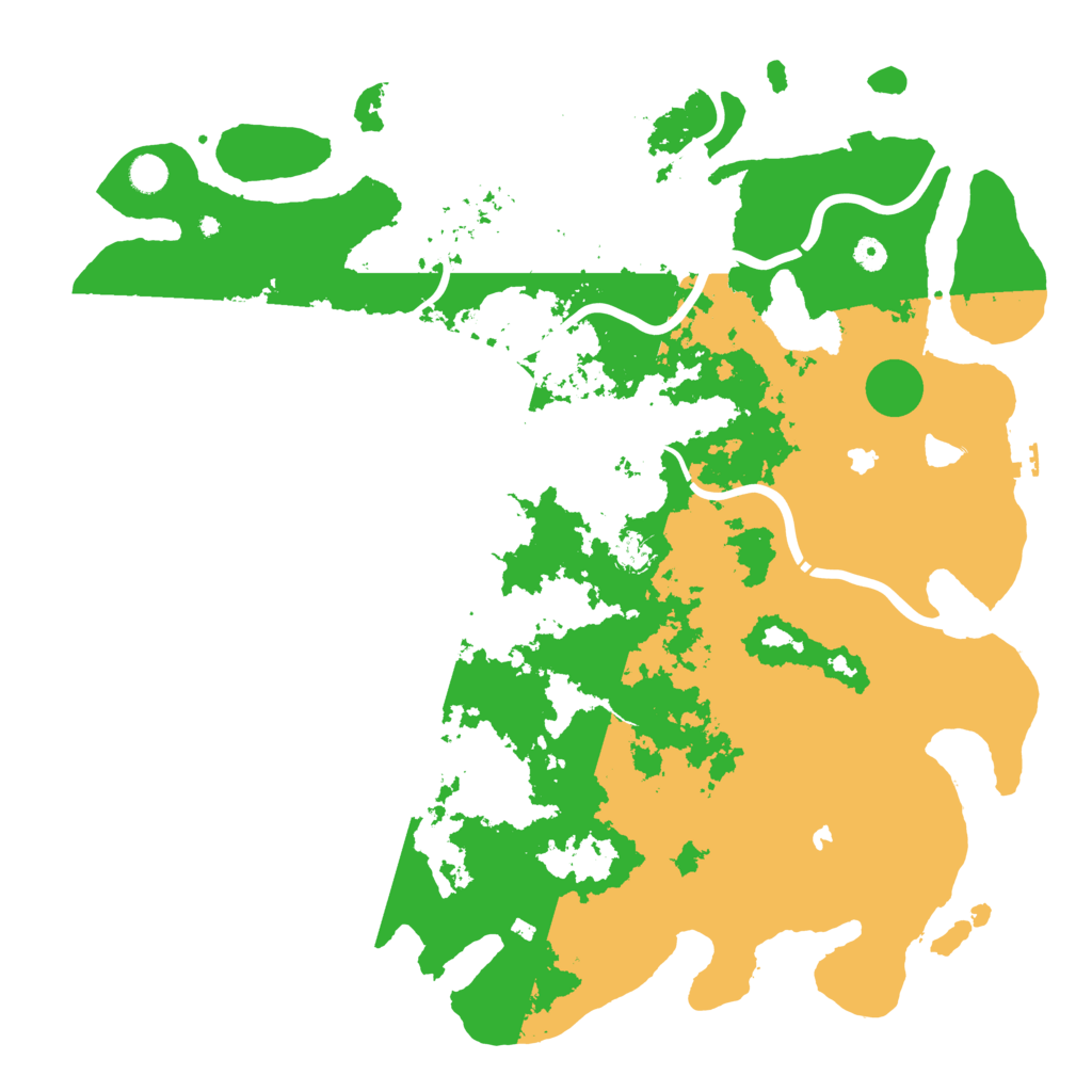Biome Rust Map: Procedural Map, Size: 5000, Seed: 425192246