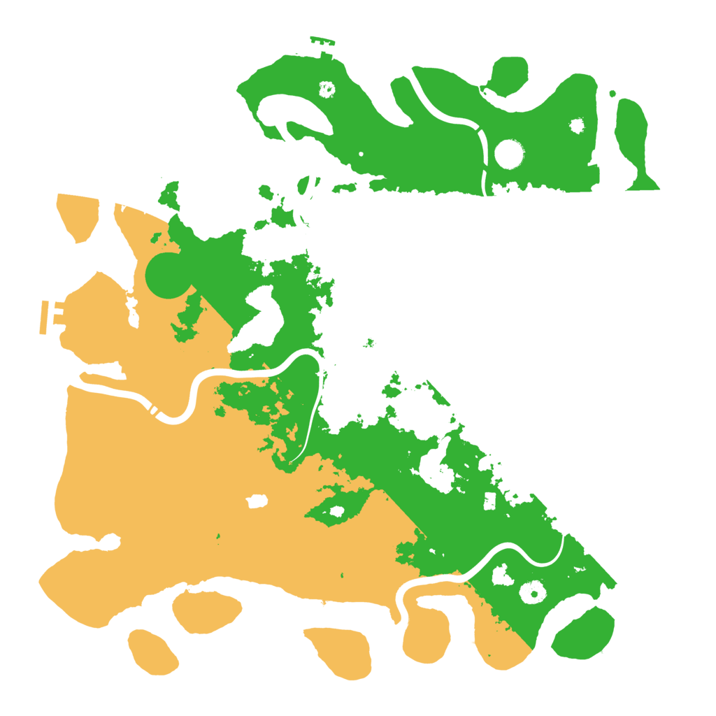 Biome Rust Map: Procedural Map, Size: 4300, Seed: 386560