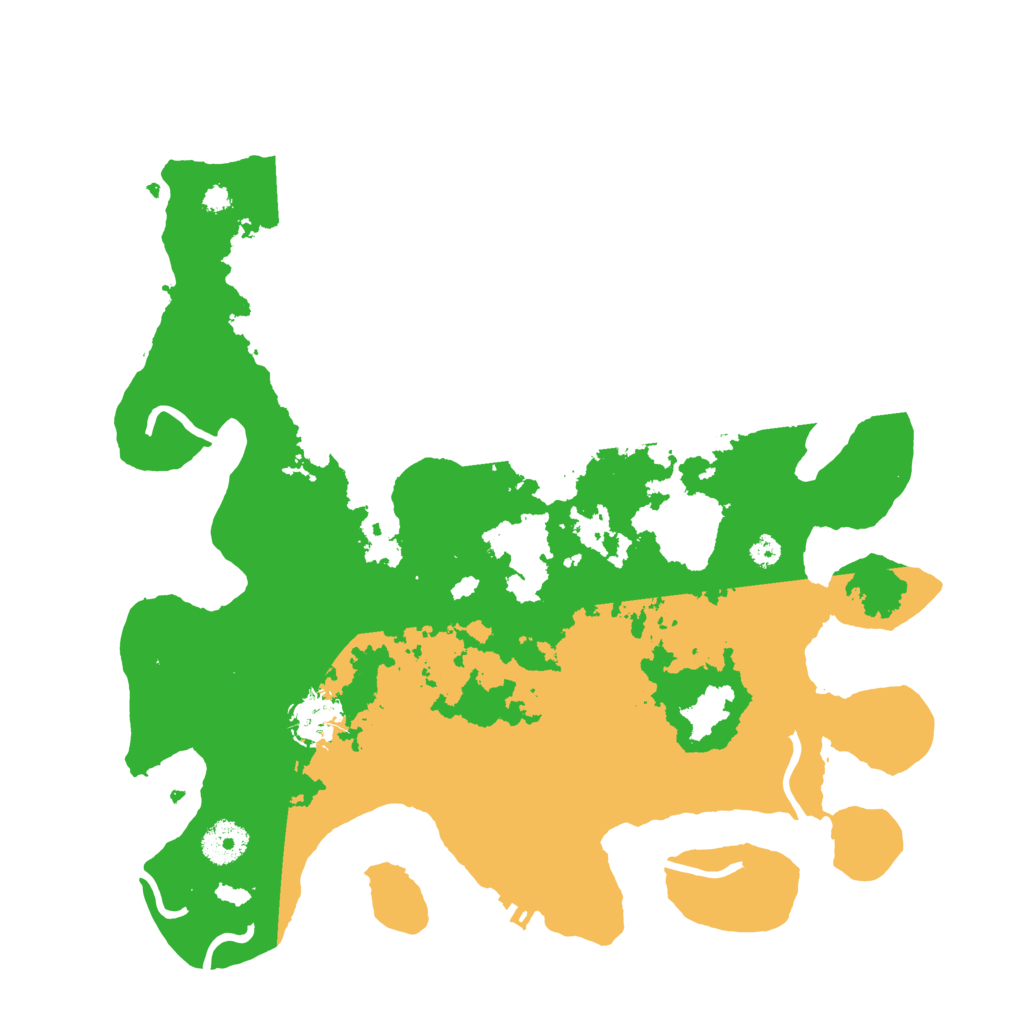 Biome Rust Map: Procedural Map, Size: 3500, Seed: 14969494