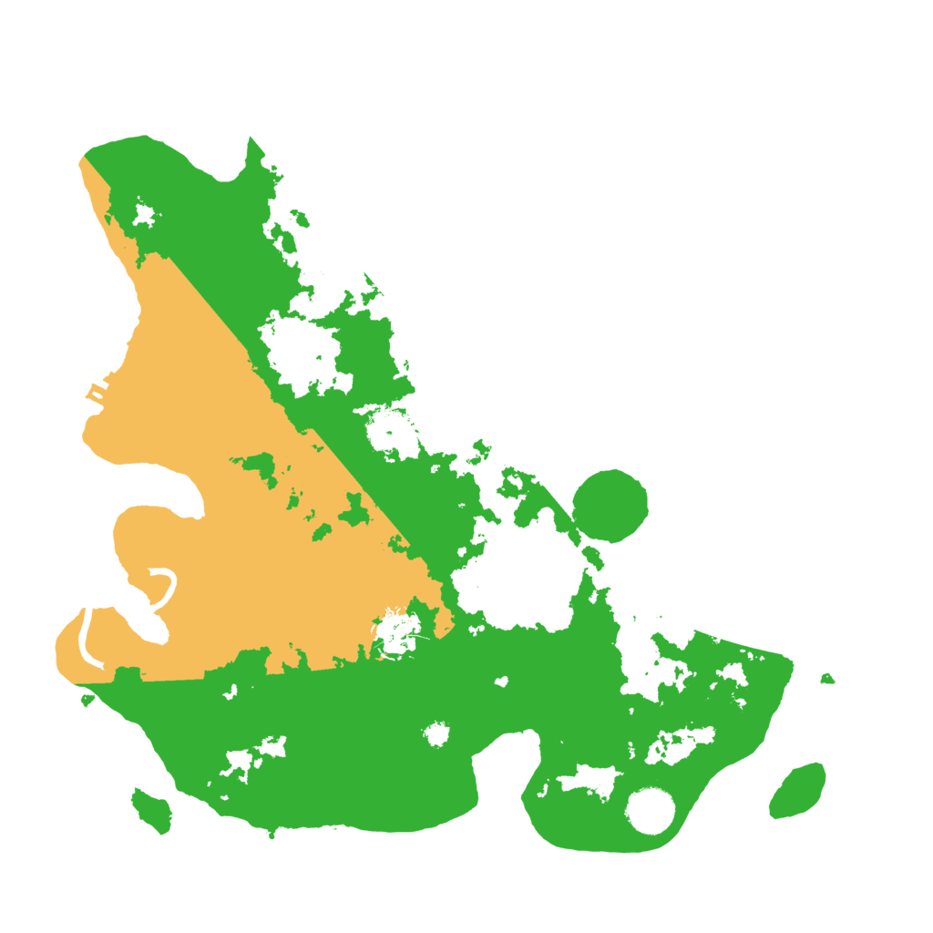Biome Rust Map: Procedural Map, Size: 3500, Seed: 12936526