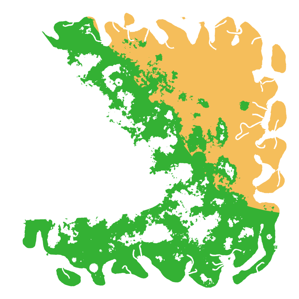 Biome Rust Map: Procedural Map, Size: 6000, Seed: 854777