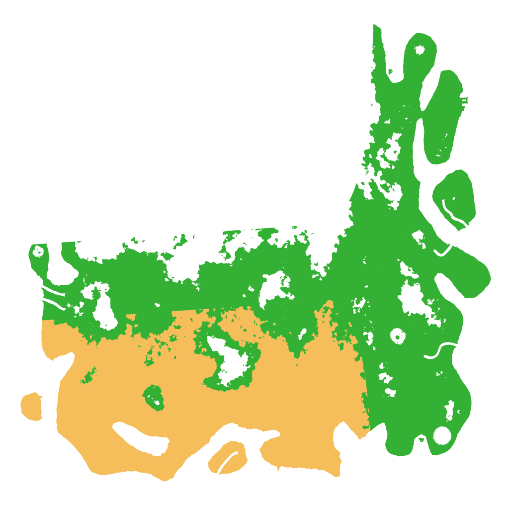 Biome Rust Map: Procedural Map, Size: 5000, Seed: 2654