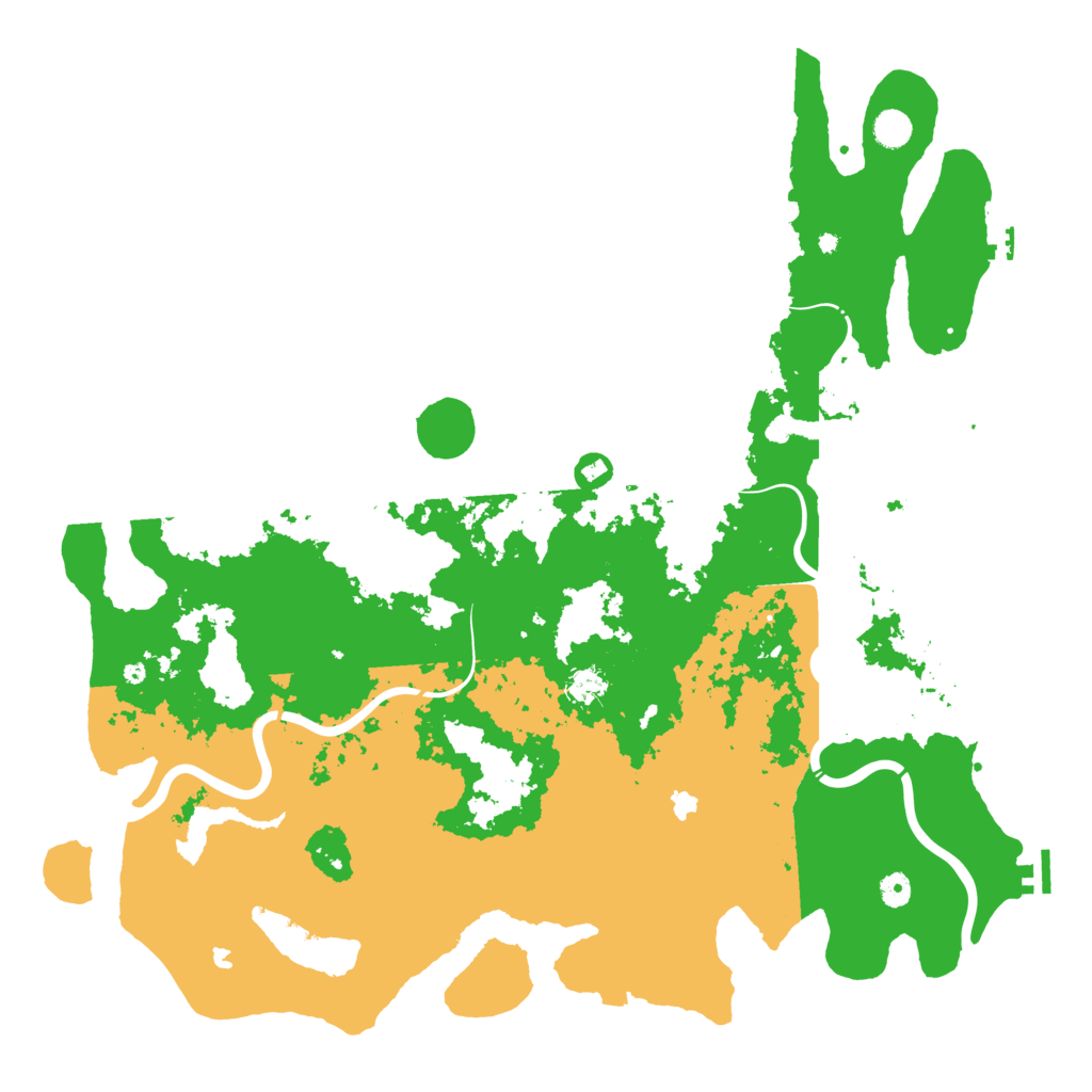 Biome Rust Map: Procedural Map, Size: 5000, Seed: 2654