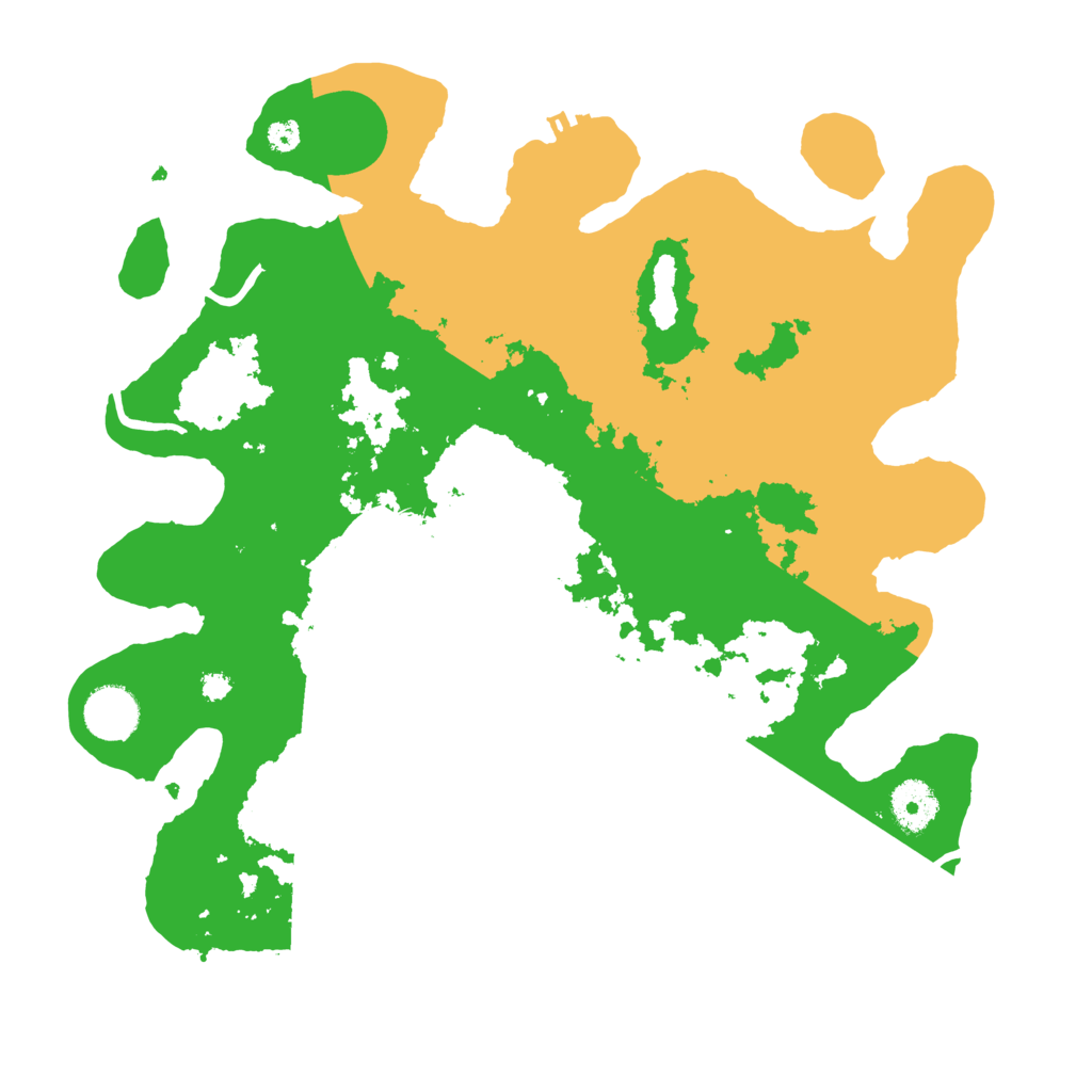 Biome Rust Map: Procedural Map, Size: 3500, Seed: 1417907976