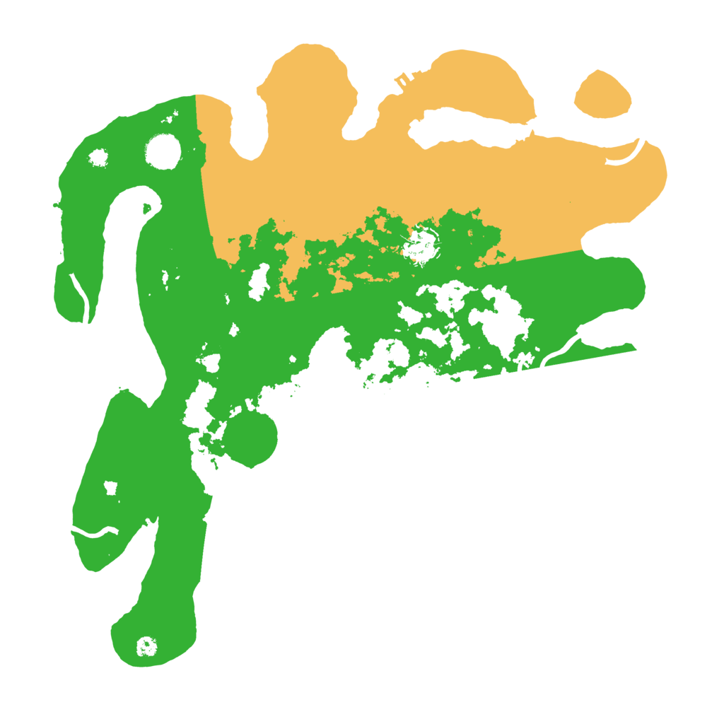 Biome Rust Map: Procedural Map, Size: 3600, Seed: 97436499