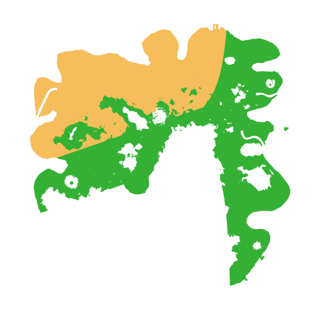 Biome Rust Map: Procedural Map, Size: 3500, Seed: 202210083