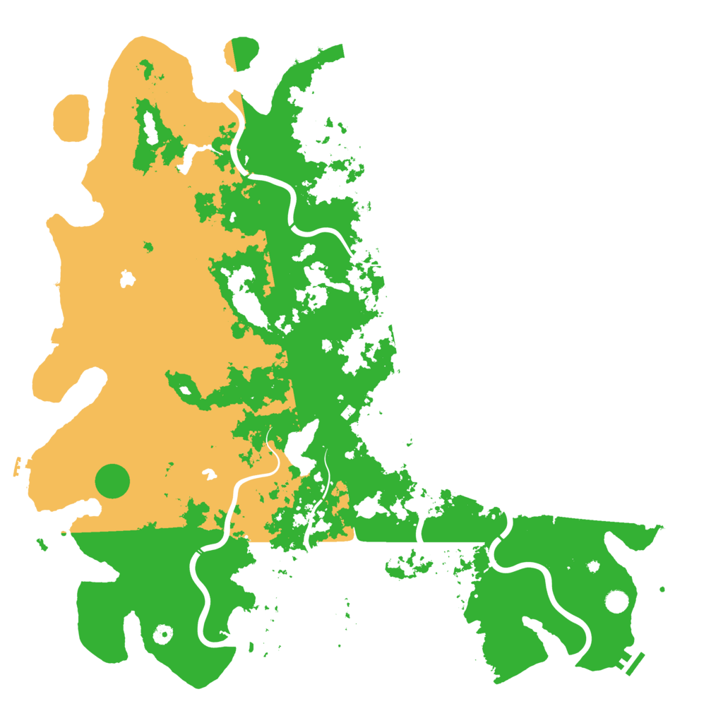 Biome Rust Map: Procedural Map, Size: 5500, Seed: 9126669