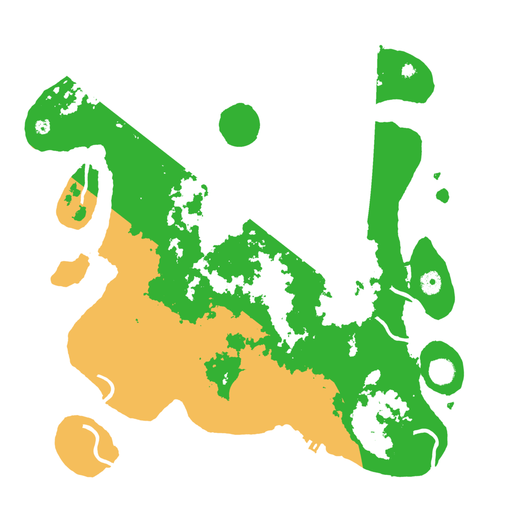 Biome Rust Map: Procedural Map, Size: 3500, Seed: 1986742641