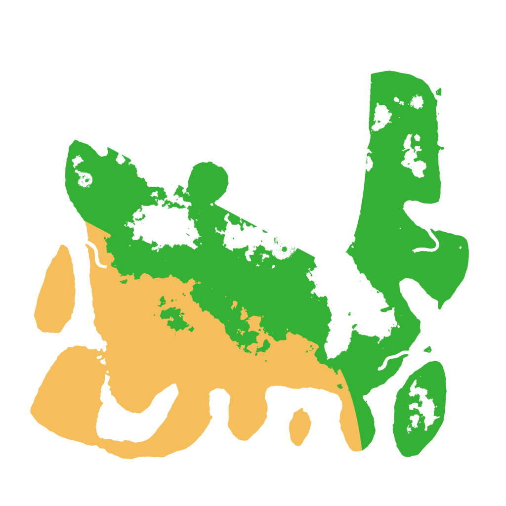 Biome Rust Map: Procedural Map, Size: 3500, Seed: 97743818