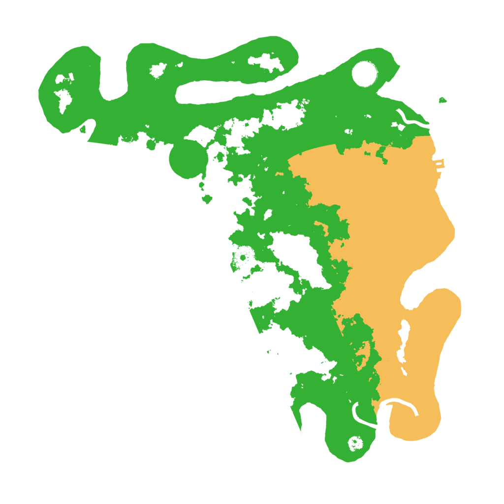 Biome Rust Map: Procedural Map, Size: 3500, Seed: 673560452