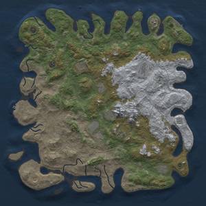 Thumbnail Rust Map: Procedural Map, Size: 5001, Seed: 1337, 20 Monuments