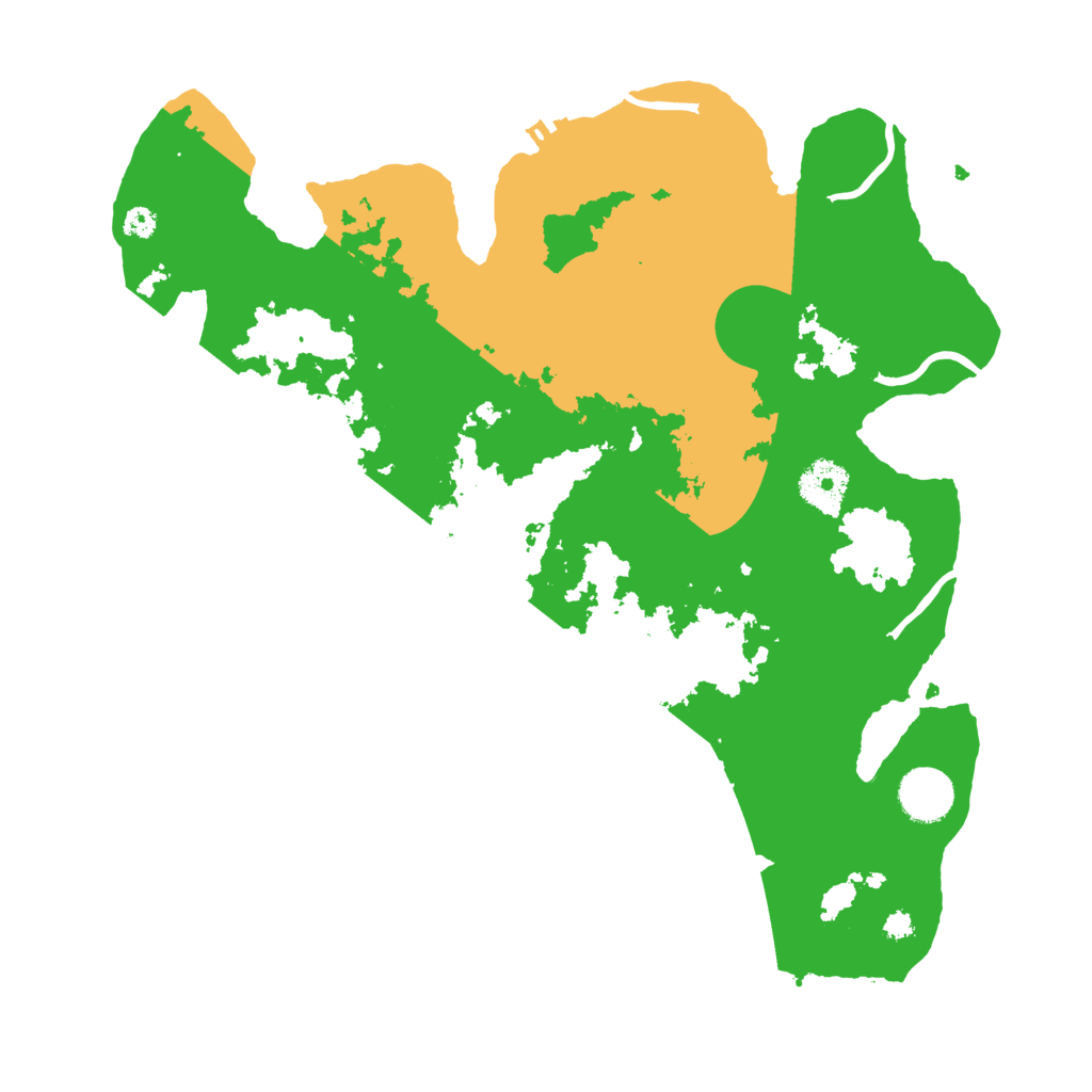 Biome Rust Map: Procedural Map, Size: 3500, Seed: 318018475