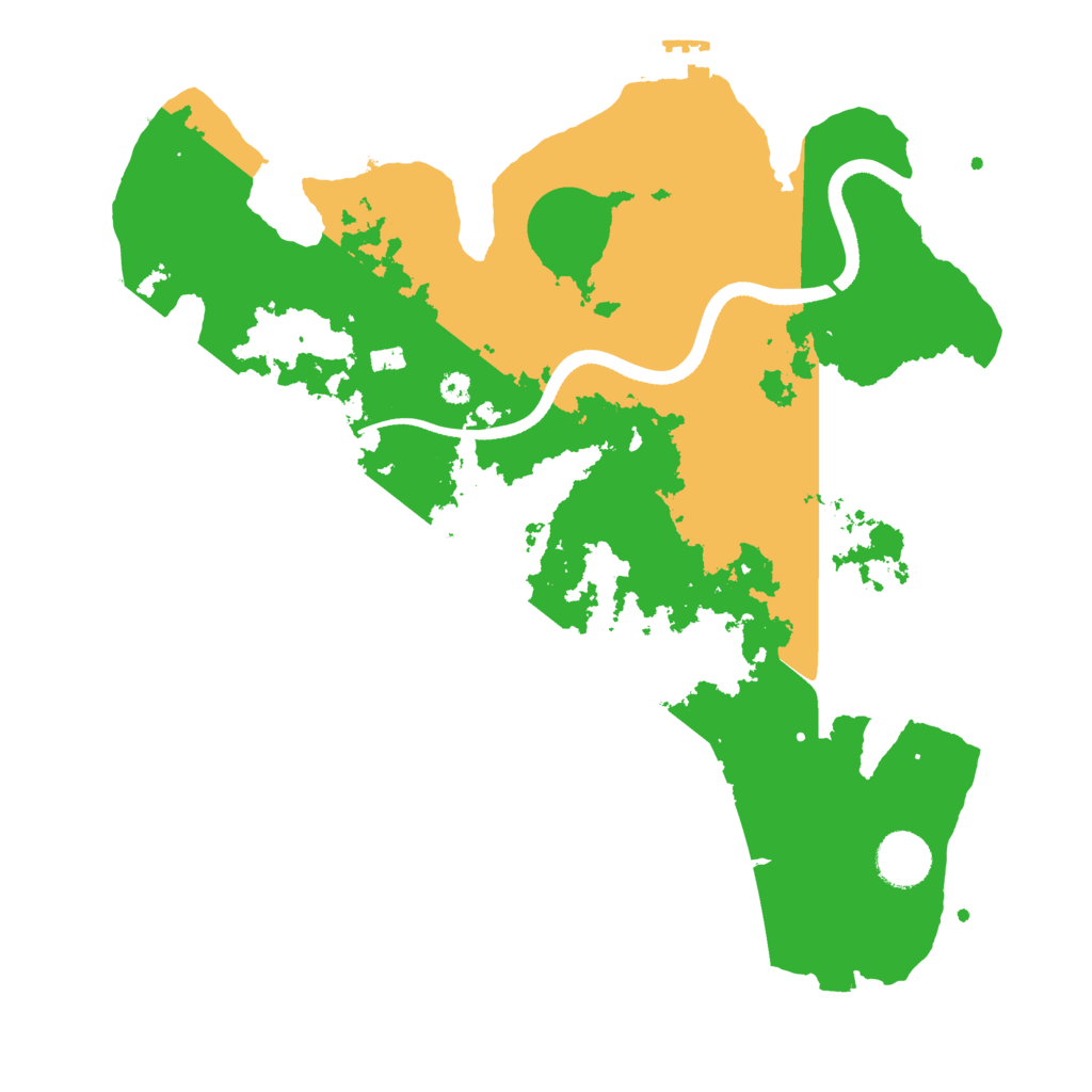 Biome Rust Map: Procedural Map, Size: 3500, Seed: 318018475