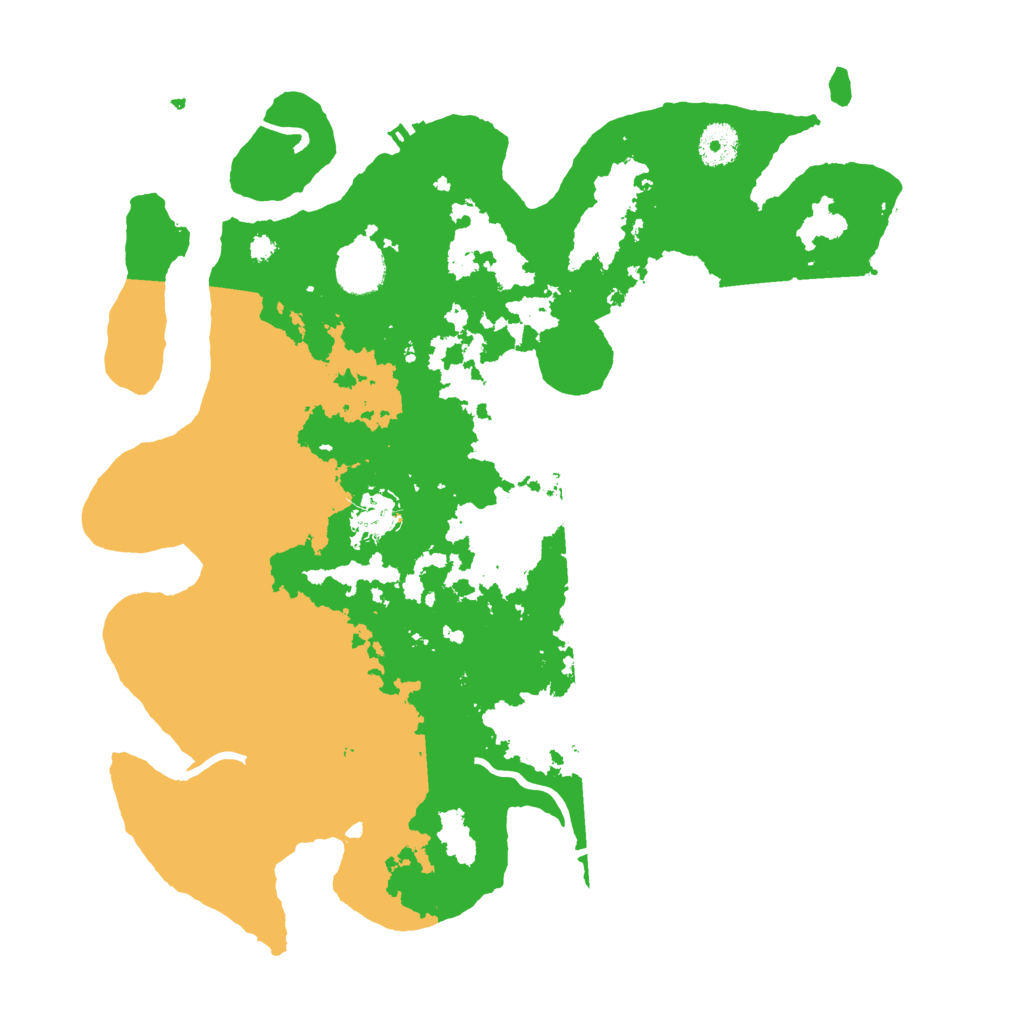 Biome Rust Map: Procedural Map, Size: 3700, Seed: 919450278