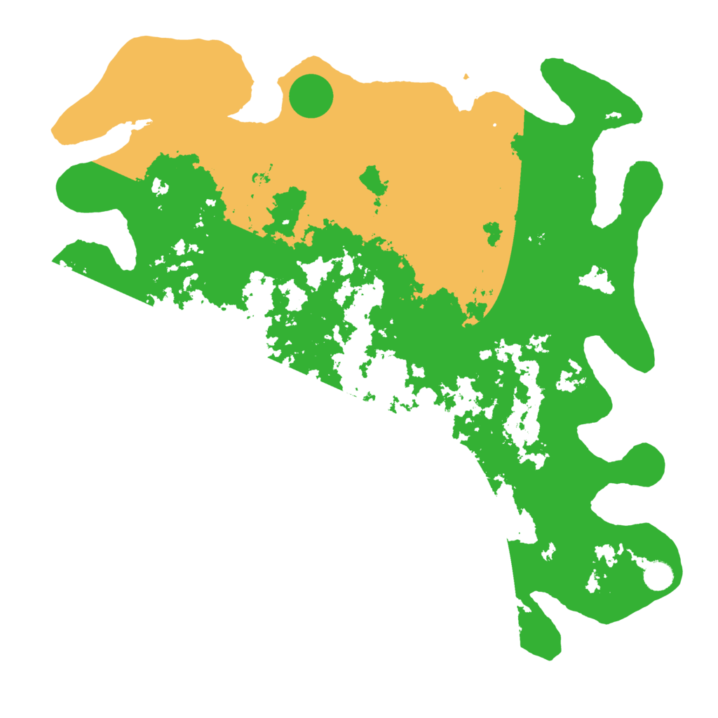 Biome Rust Map: Barren, Size: 4300, Seed: 500