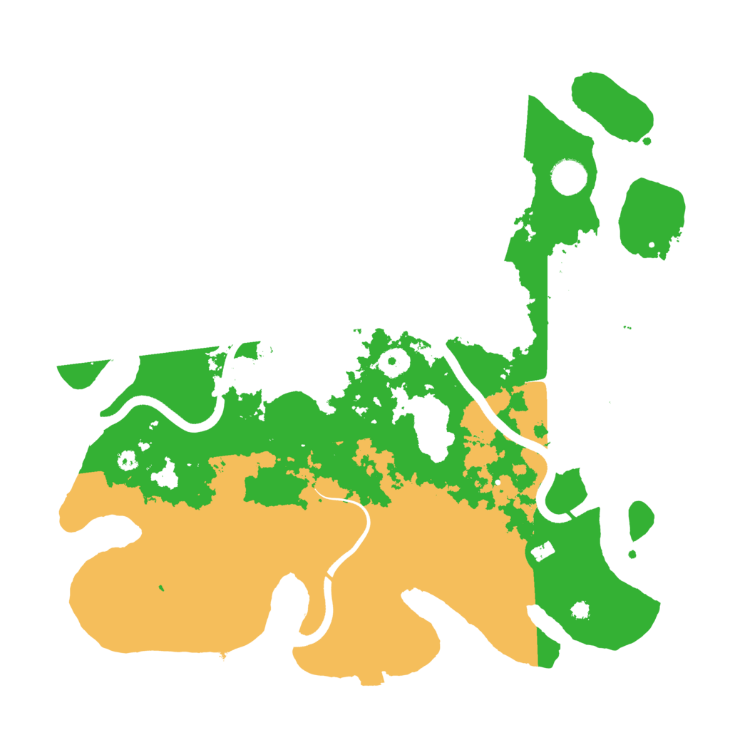 Biome Rust Map: Procedural Map, Size: 3650, Seed: 34653462