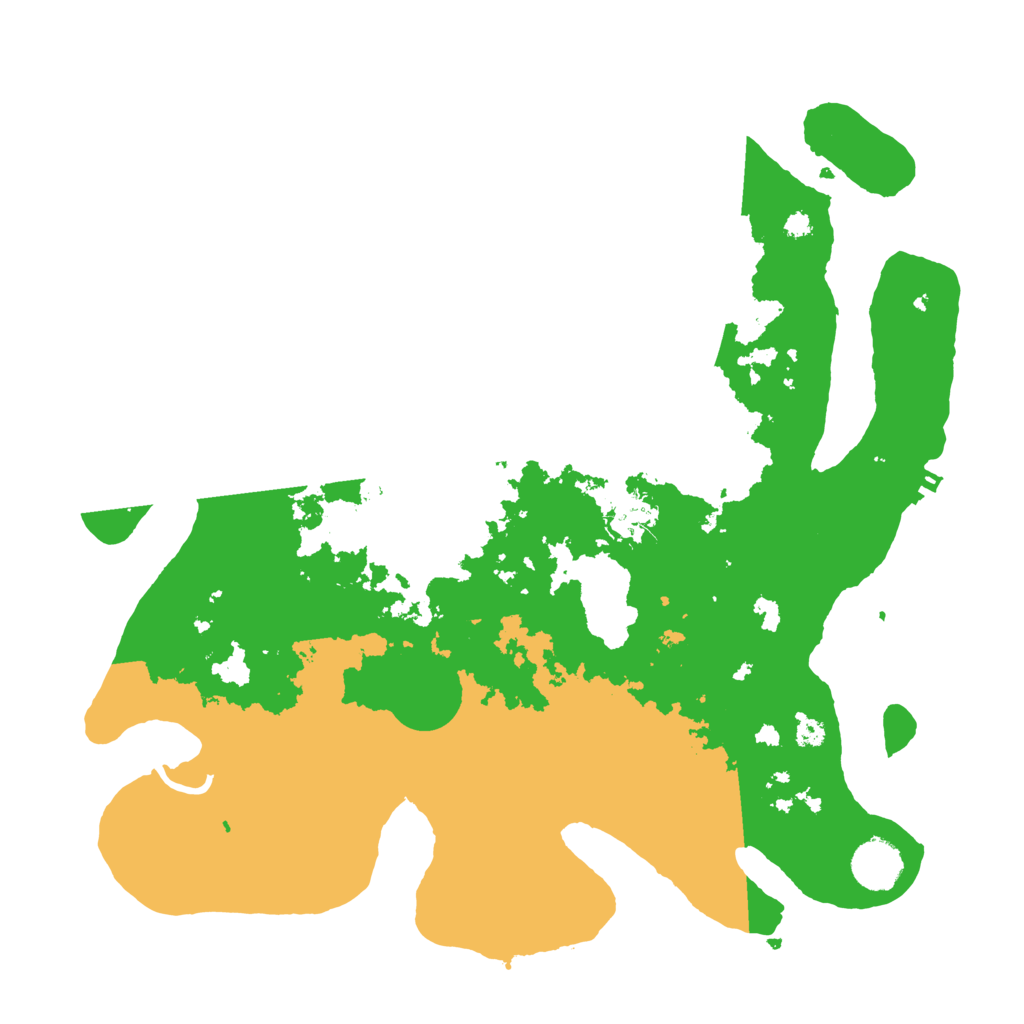 Biome Rust Map: Procedural Map, Size: 3650, Seed: 34653462