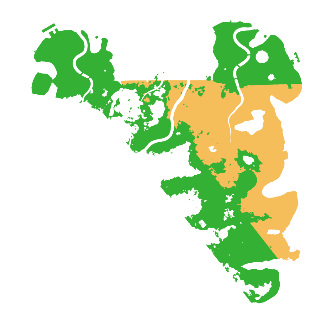 Biome Rust Map: Procedural Map, Size: 4500, Seed: 2771