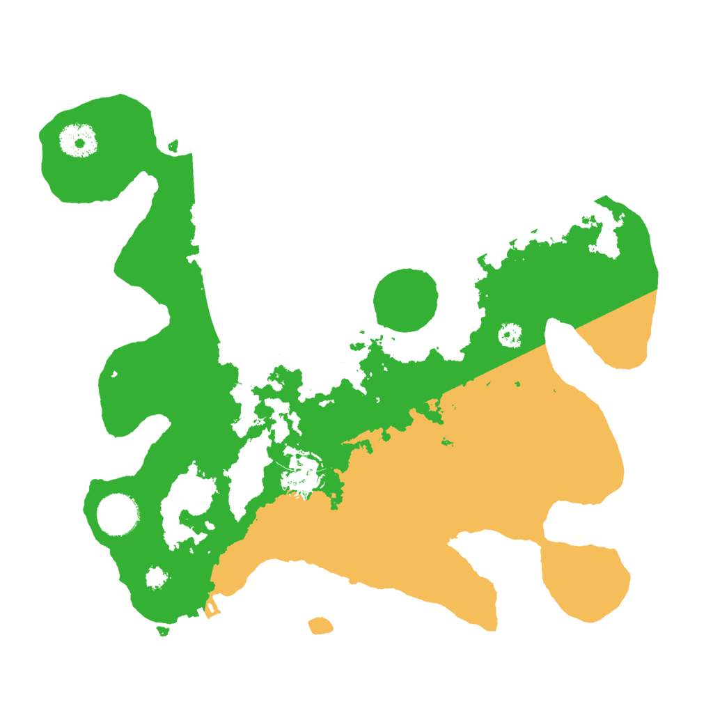 Biome Rust Map: Procedural Map, Size: 3000, Seed: 16483