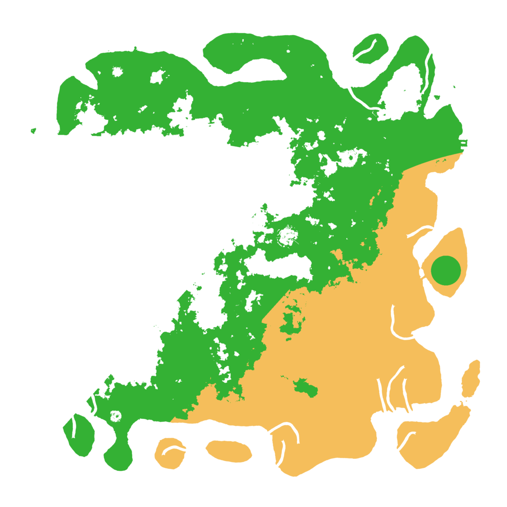 Biome Rust Map: Procedural Map, Size: 4500, Seed: 3486489