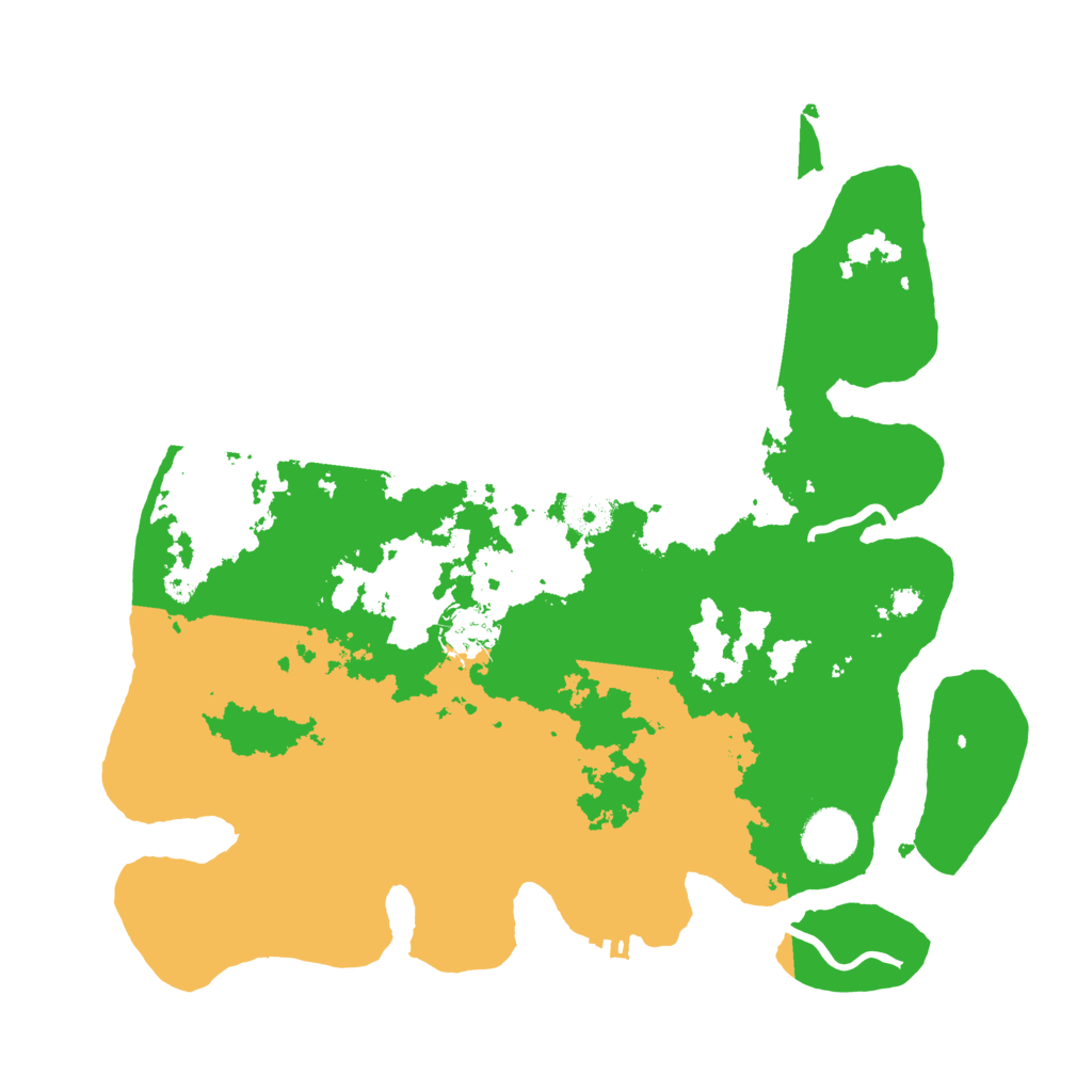 Biome Rust Map: Procedural Map, Size: 3500, Seed: 1839907010