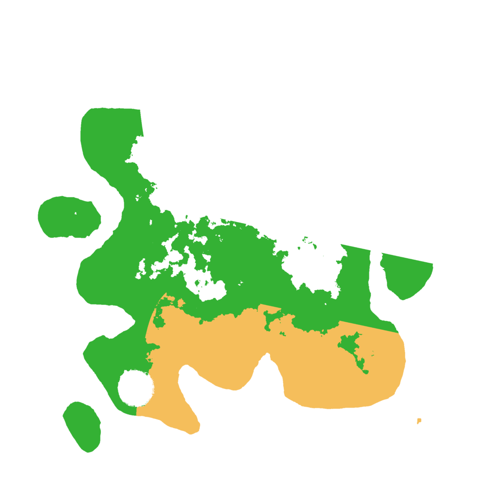 Biome Rust Map: Barren, Size: 2500, Seed: 692042344