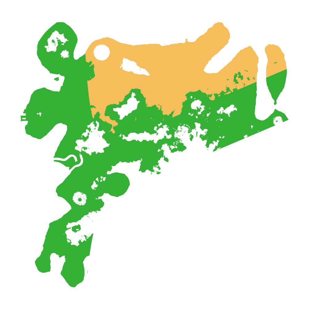 Biome Rust Map: Procedural Map, Size: 3500, Seed: 909955429