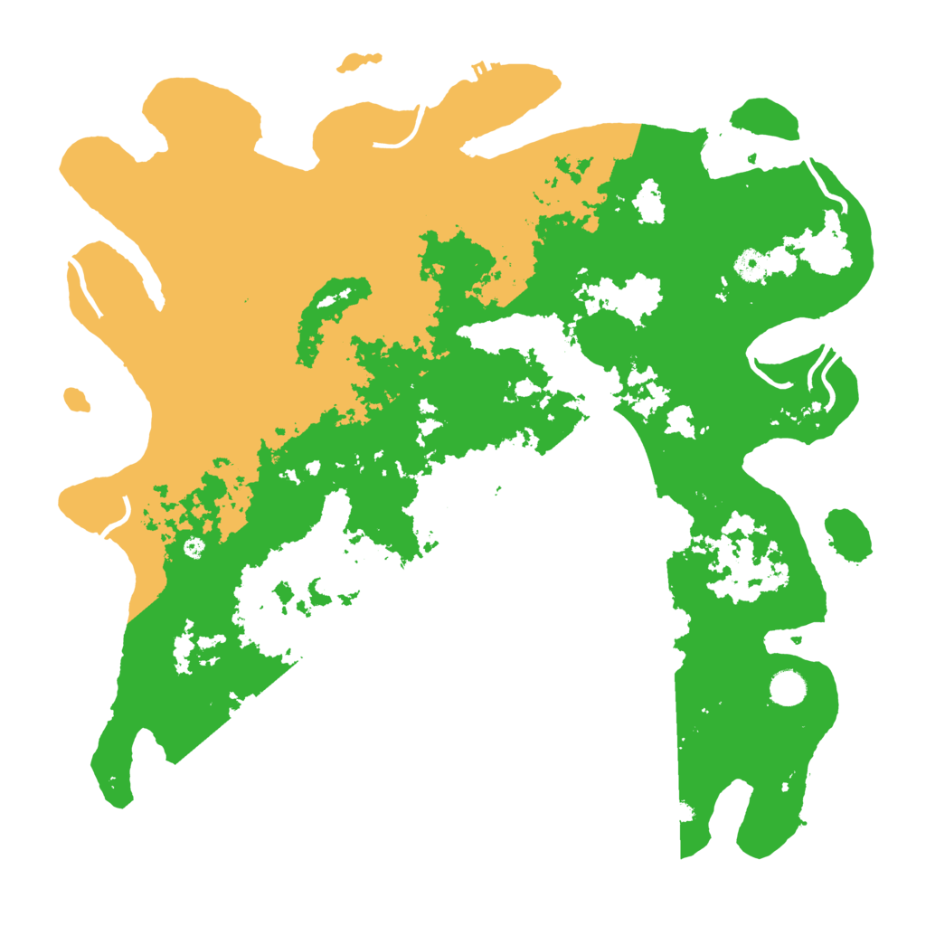 Biome Rust Map: Procedural Map, Size: 4500, Seed: 3754691