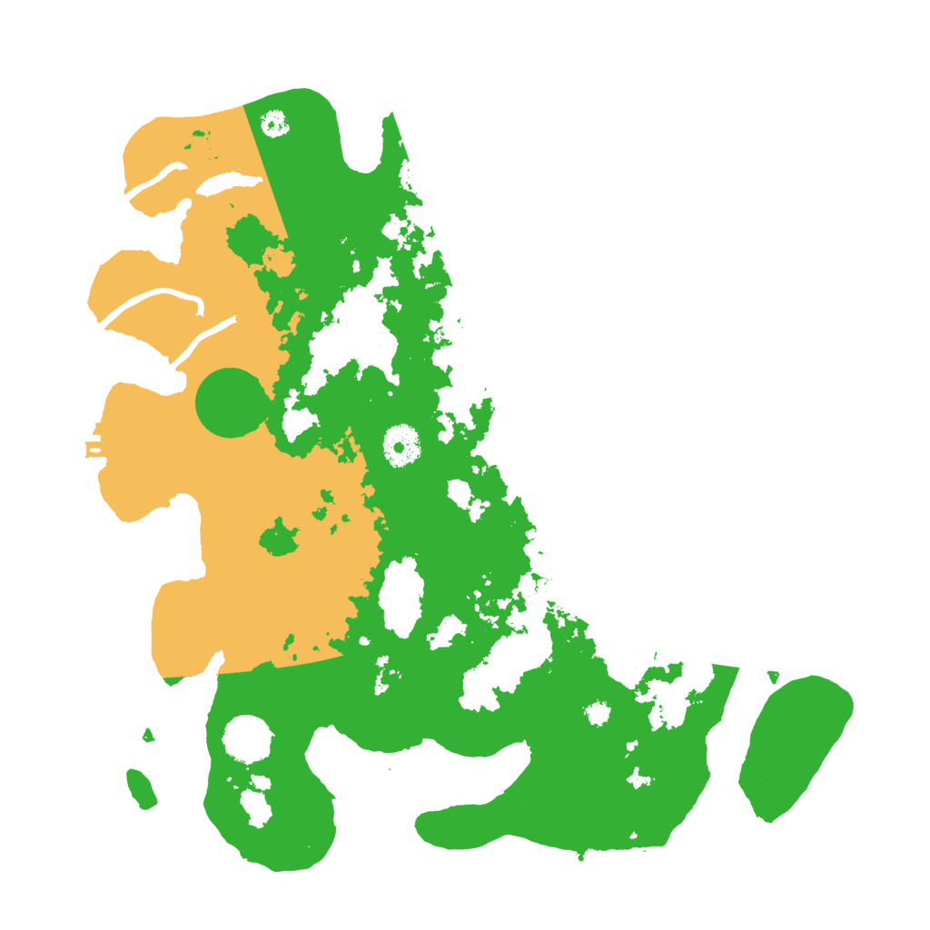 Biome Rust Map: Procedural Map, Size: 3500, Seed: 83383829