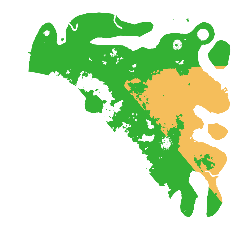 Biome Rust Map: Procedural Map, Size: 3800, Seed: 62993555