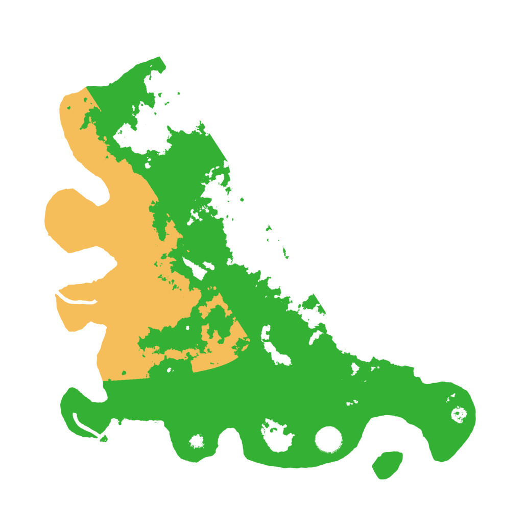 Biome Rust Map: Procedural Map, Size: 3500, Seed: 2049518220