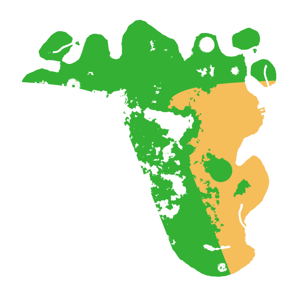 Biome Rust Map: Procedural Map, Size: 3500, Seed: 88300984