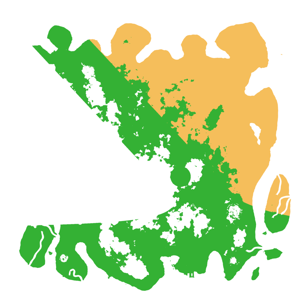 Biome Rust Map: Procedural Map, Size: 4000, Seed: 71611
