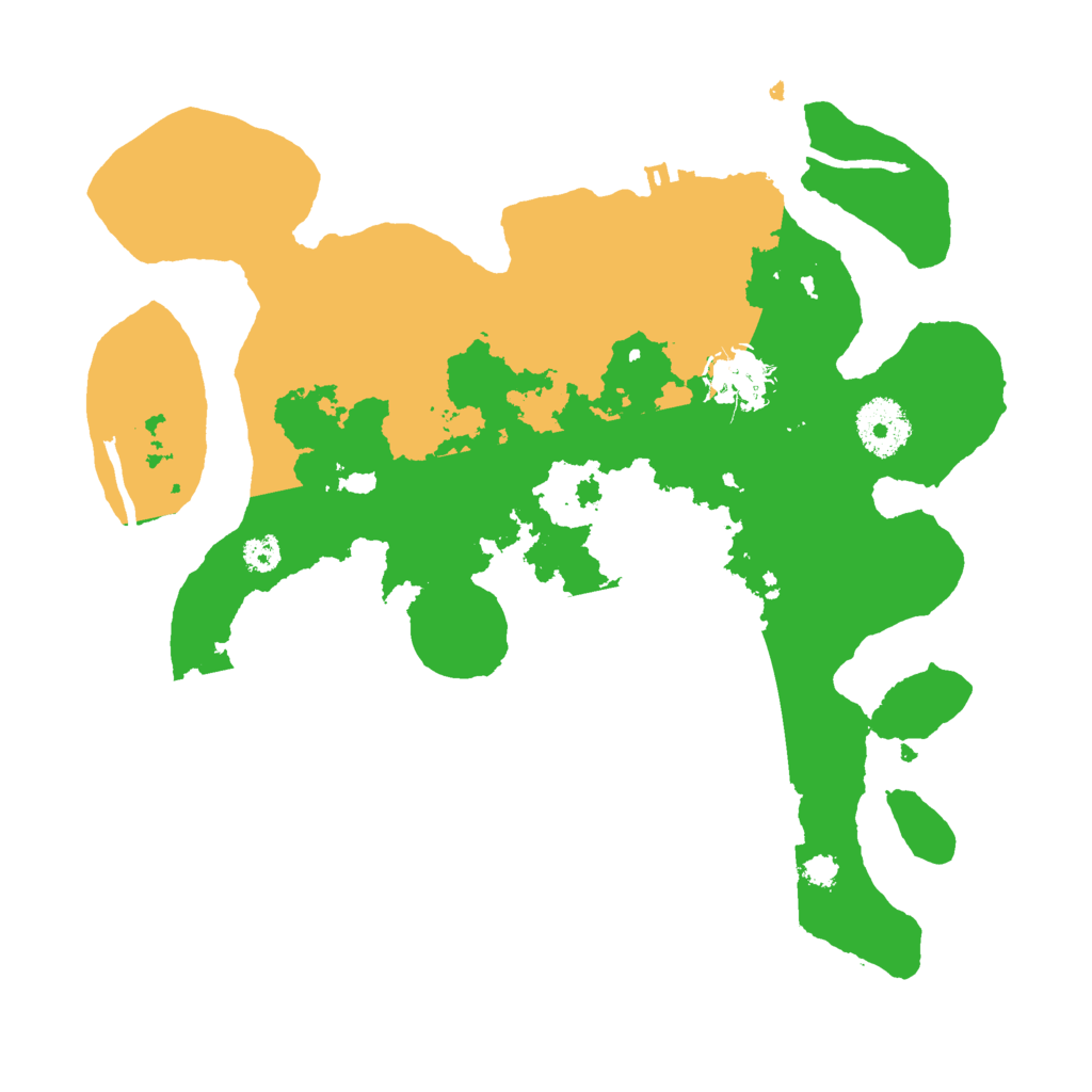 Biome Rust Map: Procedural Map, Size: 3000, Seed: 98895