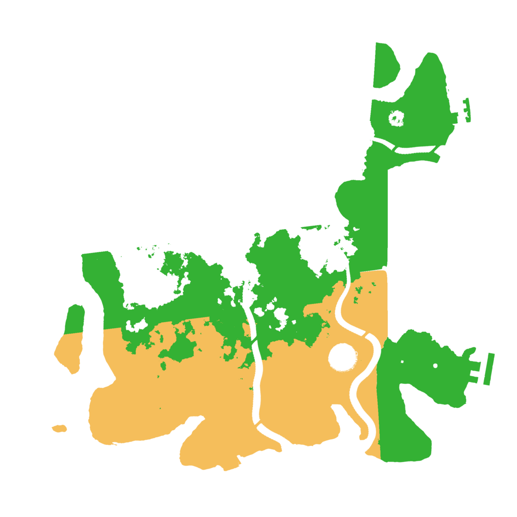 Biome Rust Map: Procedural Map, Size: 3250, Seed: 868942111