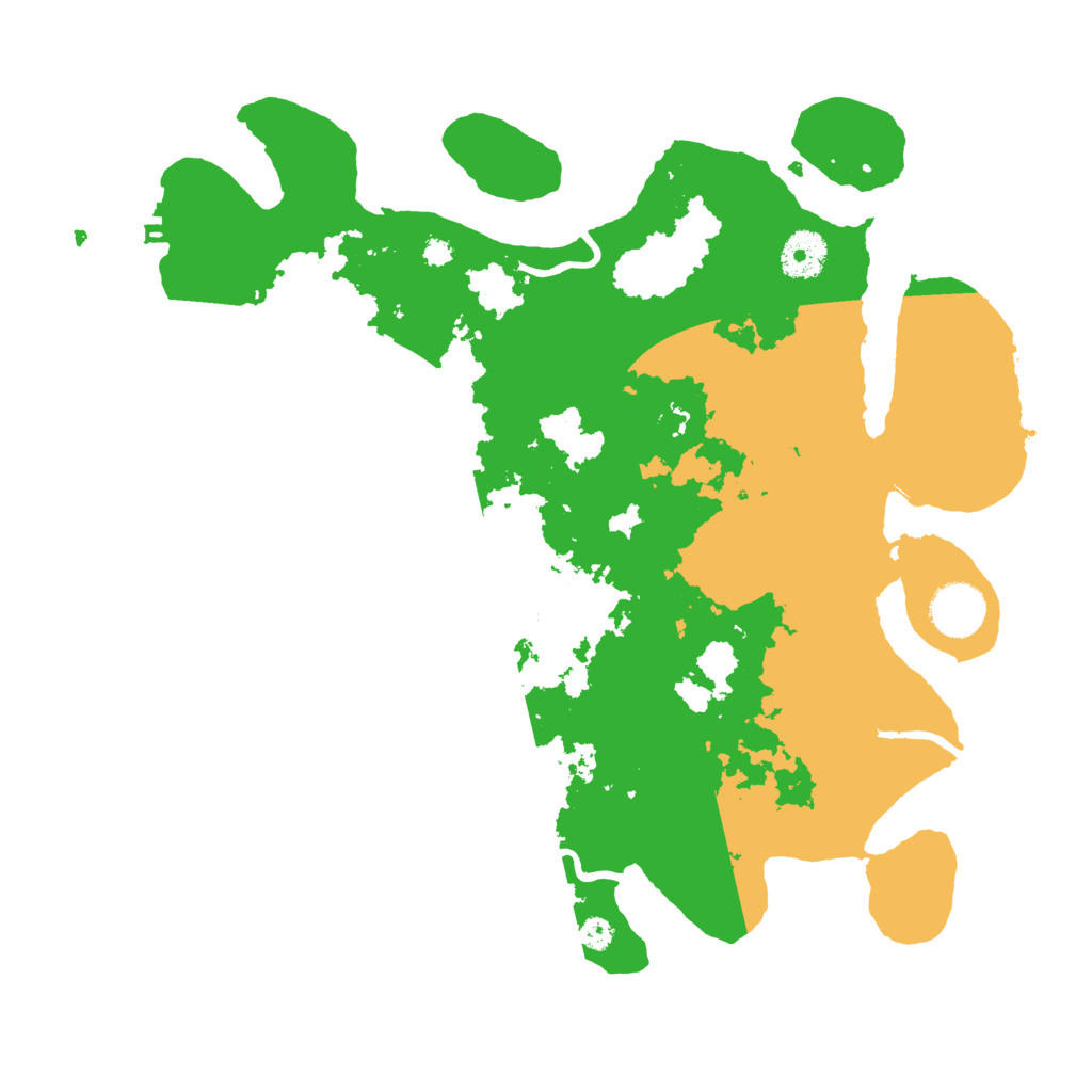 Biome Rust Map: Procedural Map, Size: 3500, Seed: 60899244