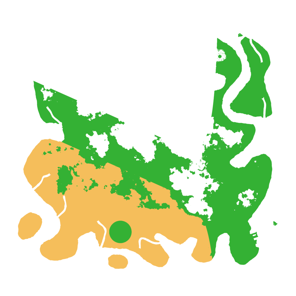 Biome Rust Map: Procedural Map, Size: 3500, Seed: 991140580